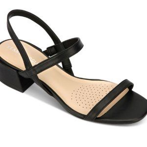 Kenneth Cole Sandals Maisie Low Simple Heeled 8.5 Black